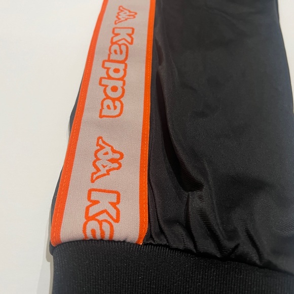 Kappa, Logo Tape Alic 2, Sweatpants, Black, Orange & Grey - Picture 3 of 10